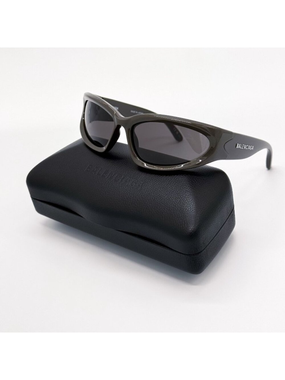 NEW BALENCIAGA BB0157S 008 SUNGLASSES BROWN UNISEX EYEWEAR BALENCIAGA